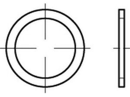 100 flachdichtringe din 7603 - flachdichtringe,